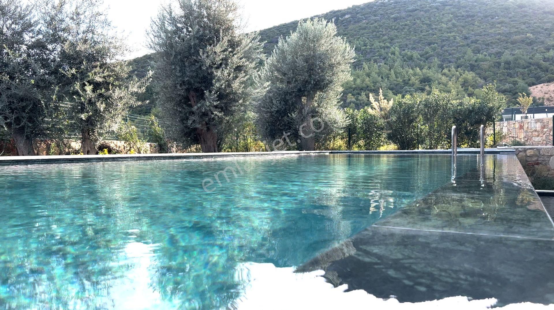 Bodrum Kızılağaç Güvenlikli Sitede Havuzlu Lüks 7+1 Villa - Görsel 6
