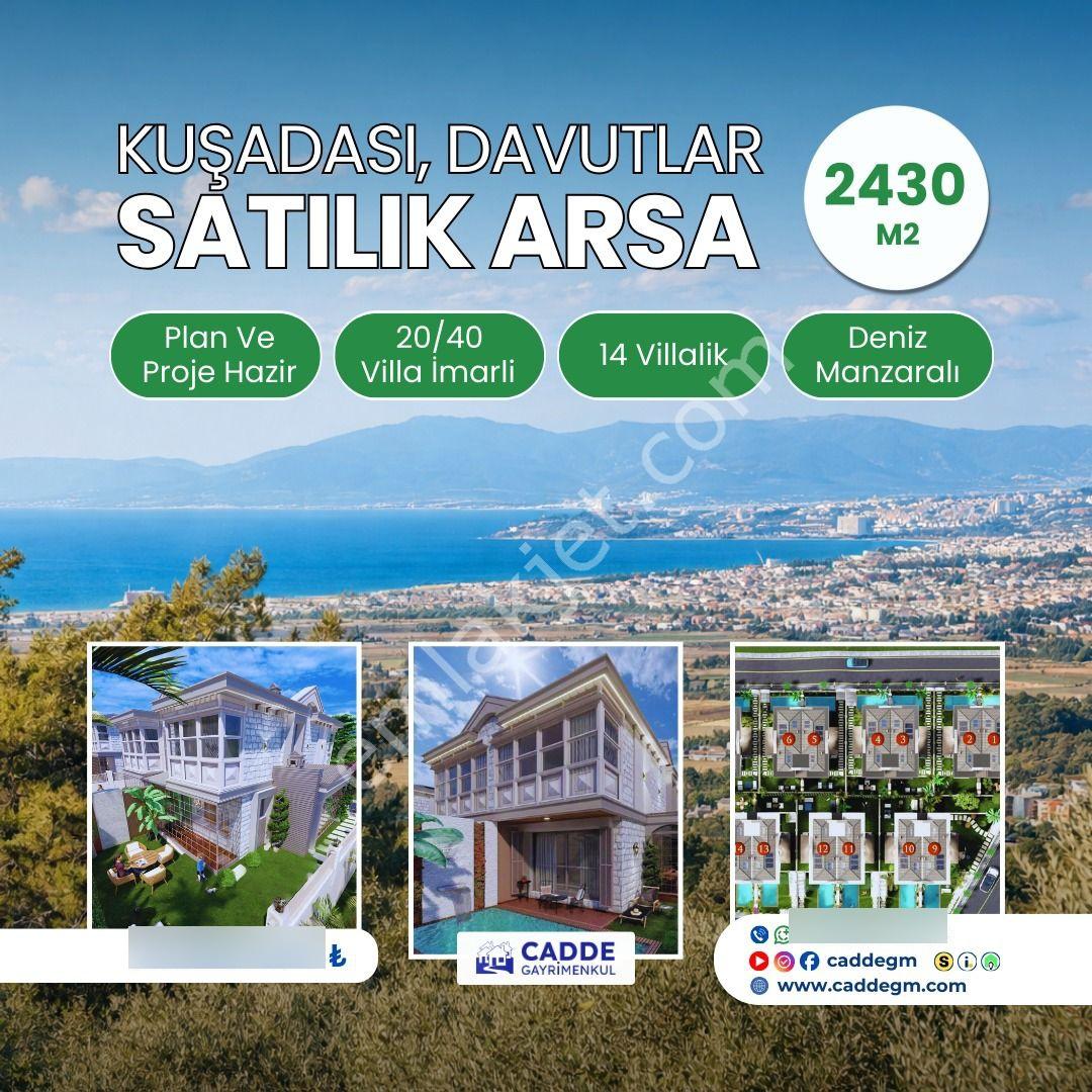 🔷davutlar Kuşadası'nda Deniz Manzarali 14 Villalik Arsa