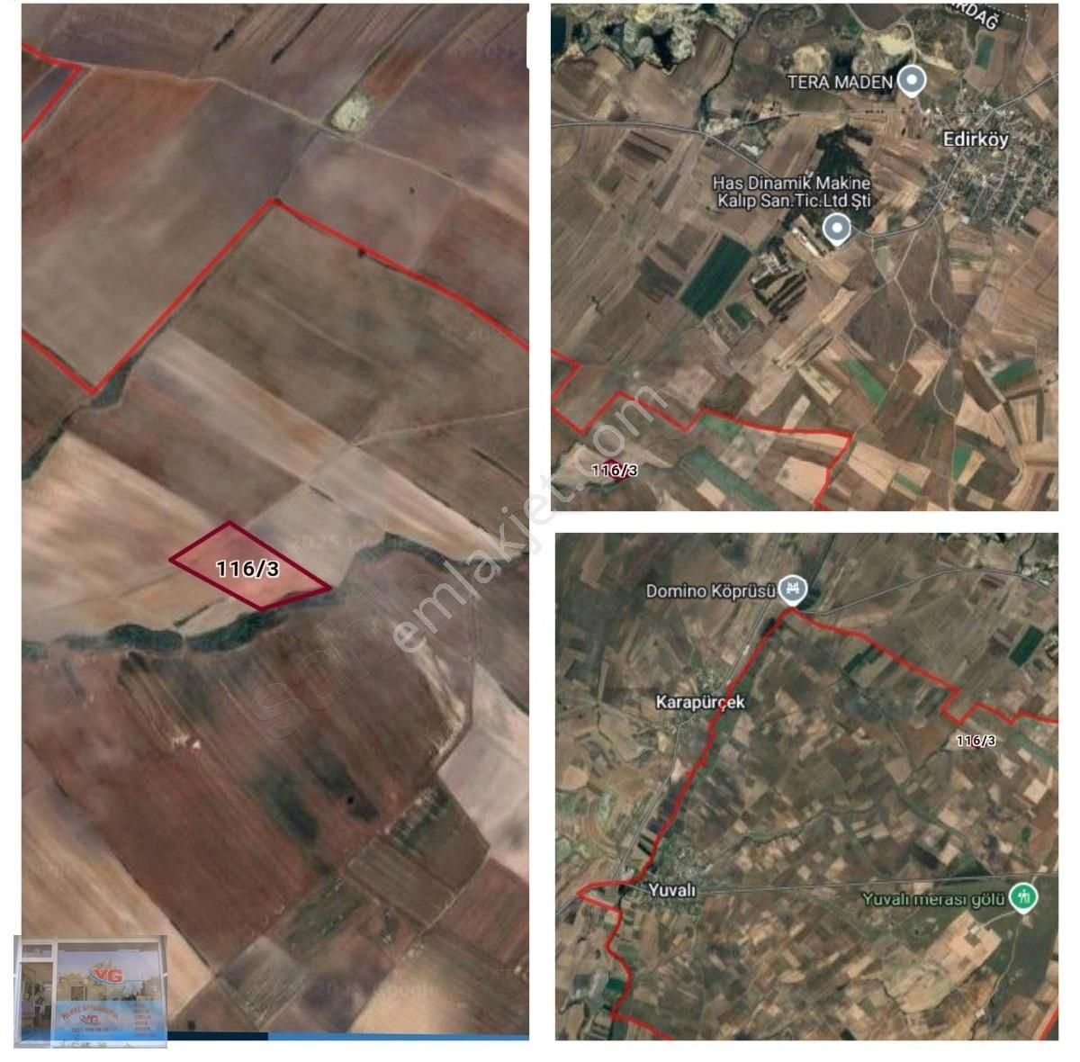 Saray Yuvalı Mah. 9550 M2 Tek Tapu Tarla