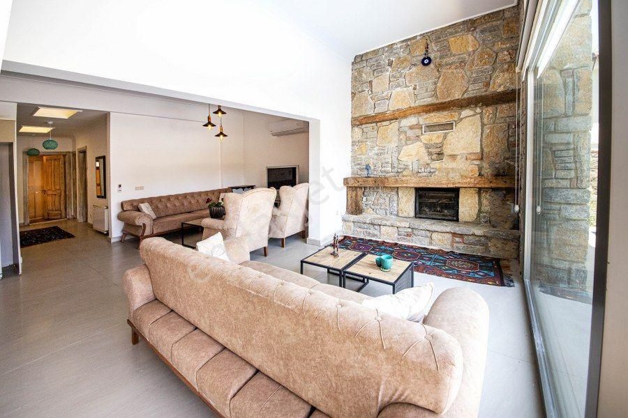 Bodrum Torba'da Özel Havuzlu 3+1 Tek Katlı Müstakil Lüks Villa - Görsel 12