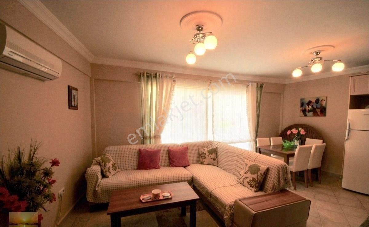 Özel Plajlı Sitede Bakımlı Lüks 2 Banyolu Daire Dekorlu Ön Blokta Acil - Görsel 15