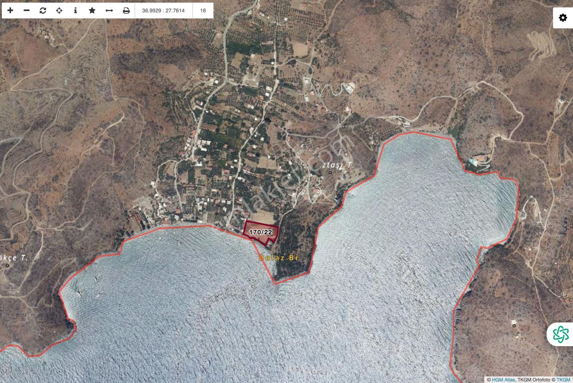 Muğla Bodrum Mazı Sahilinde 6747m² Denize Sıfır Muhteşem Arazi - Görsel 23