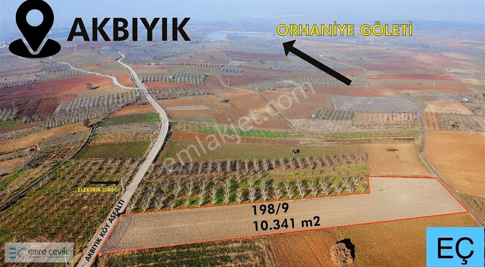 Emre Çevik'den Orhaniye Asfalt Yola Cephe Satılık Tarla 10.341m2 - Görsel 2