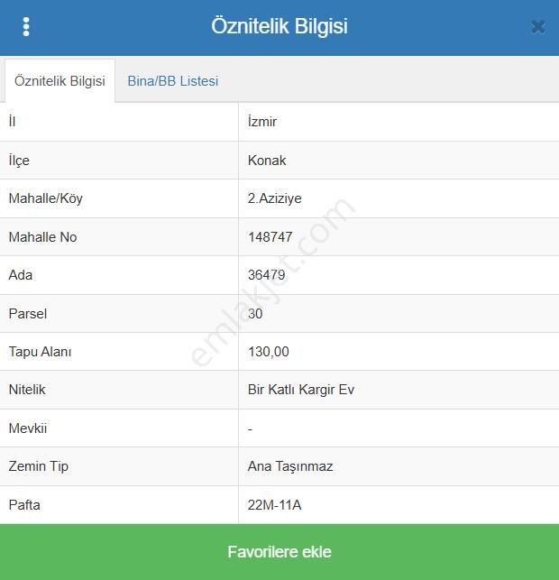 İzmir Konak Aziziye De Satılık 130 M2 Arsa - Görsel 2