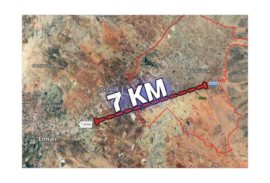 Antalya Elmalı Bozhüyükte 3.292 M² Kıymetli Tarlamız Satılık - Görsel 11