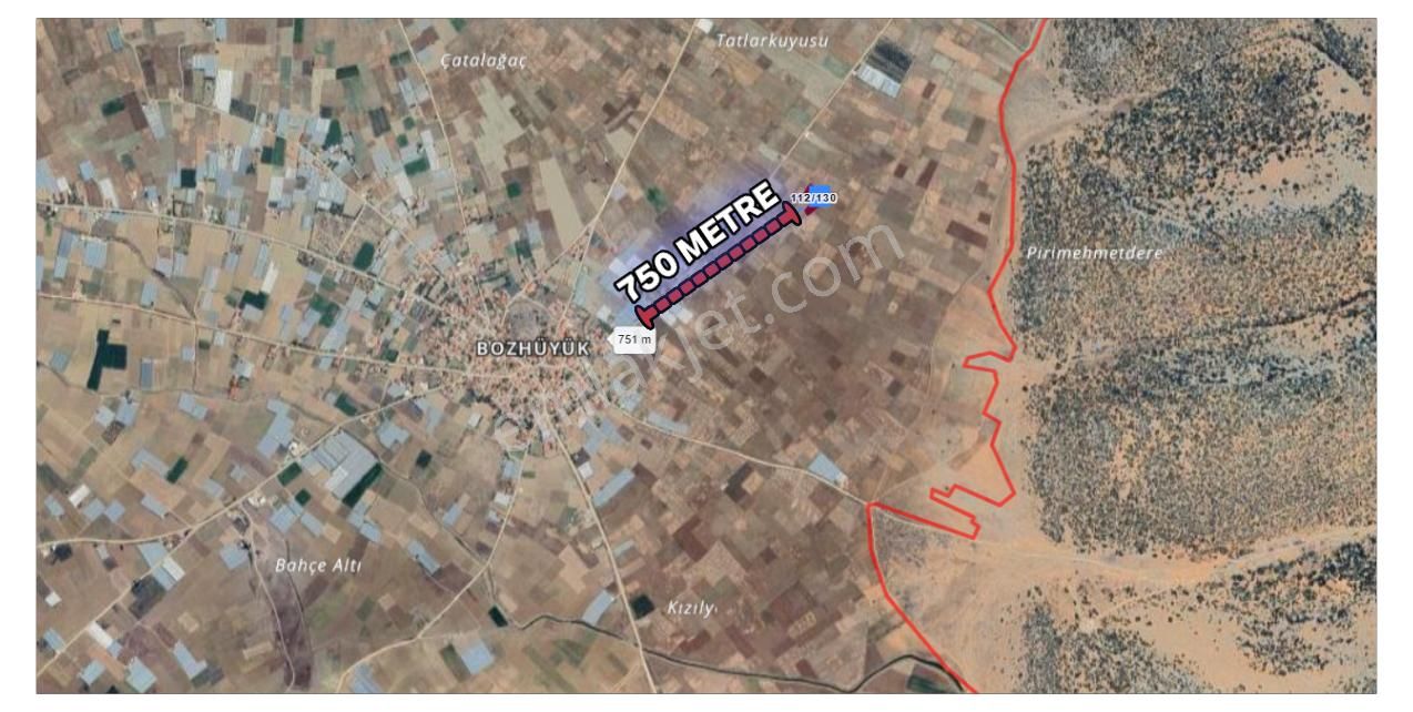 Antalya Elmalı Bozhüyük 2.220 M² Müstakil Parsel Tek Tapu Tarla - Görsel 10