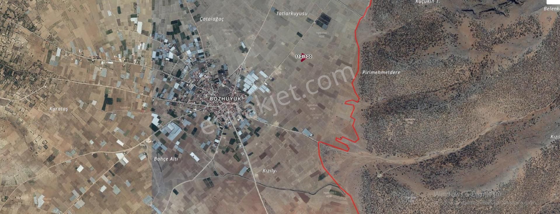 Antalya Elmalı Bozhüyük 2.220 M² Müstakil Parsel Tek Tapu Tarla - Görsel 15