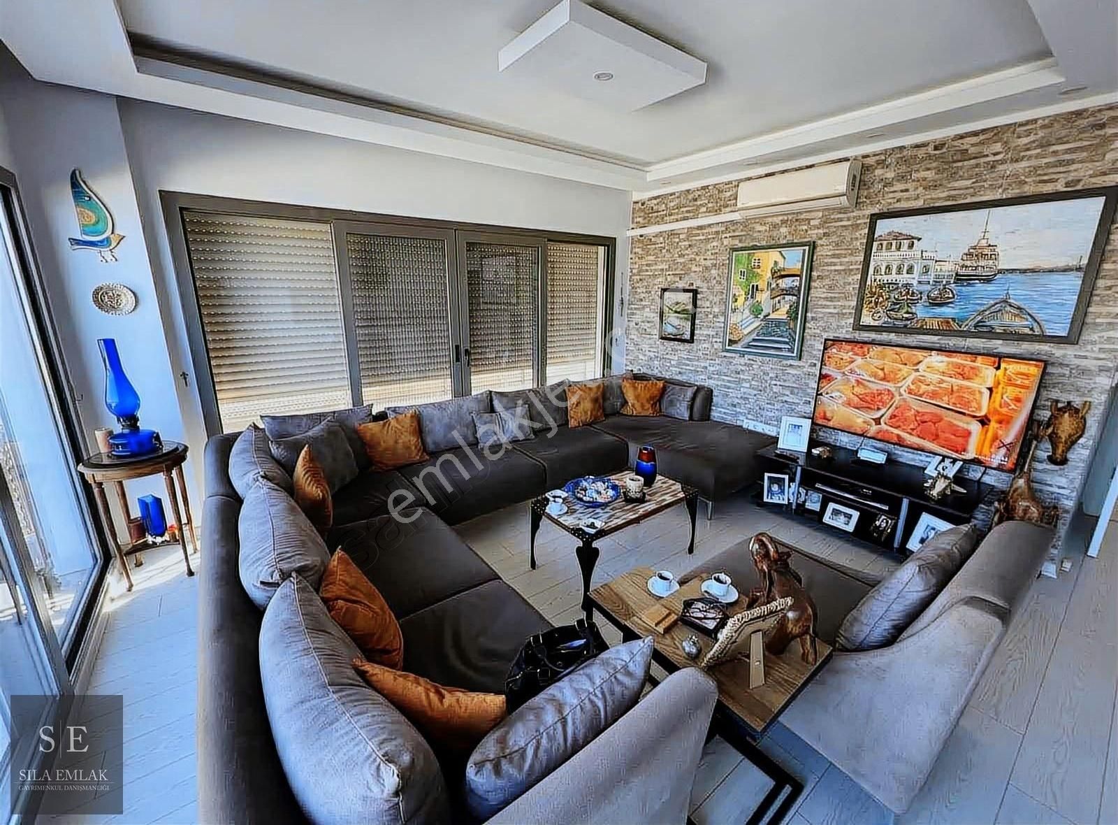 Sıla Emlak'tan Güllükte 4+1 Full Deniz Manzaralı Masrafsız Daire - Görsel 31