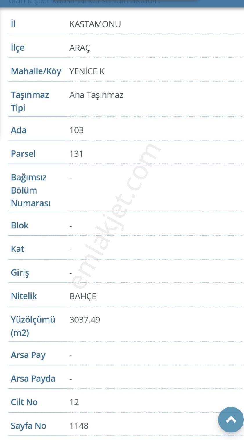 Kastamonu Araç Çıkışında Yol Kenarı 3 Dönüm Bahçe - Görsel 2