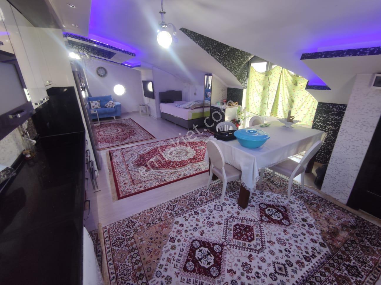 Antalya Kepez Şafakta Kiralık 1+1 Eşyalı 120m2 Lüks Çatı Katı Daire No.20442​ - Görsel 25