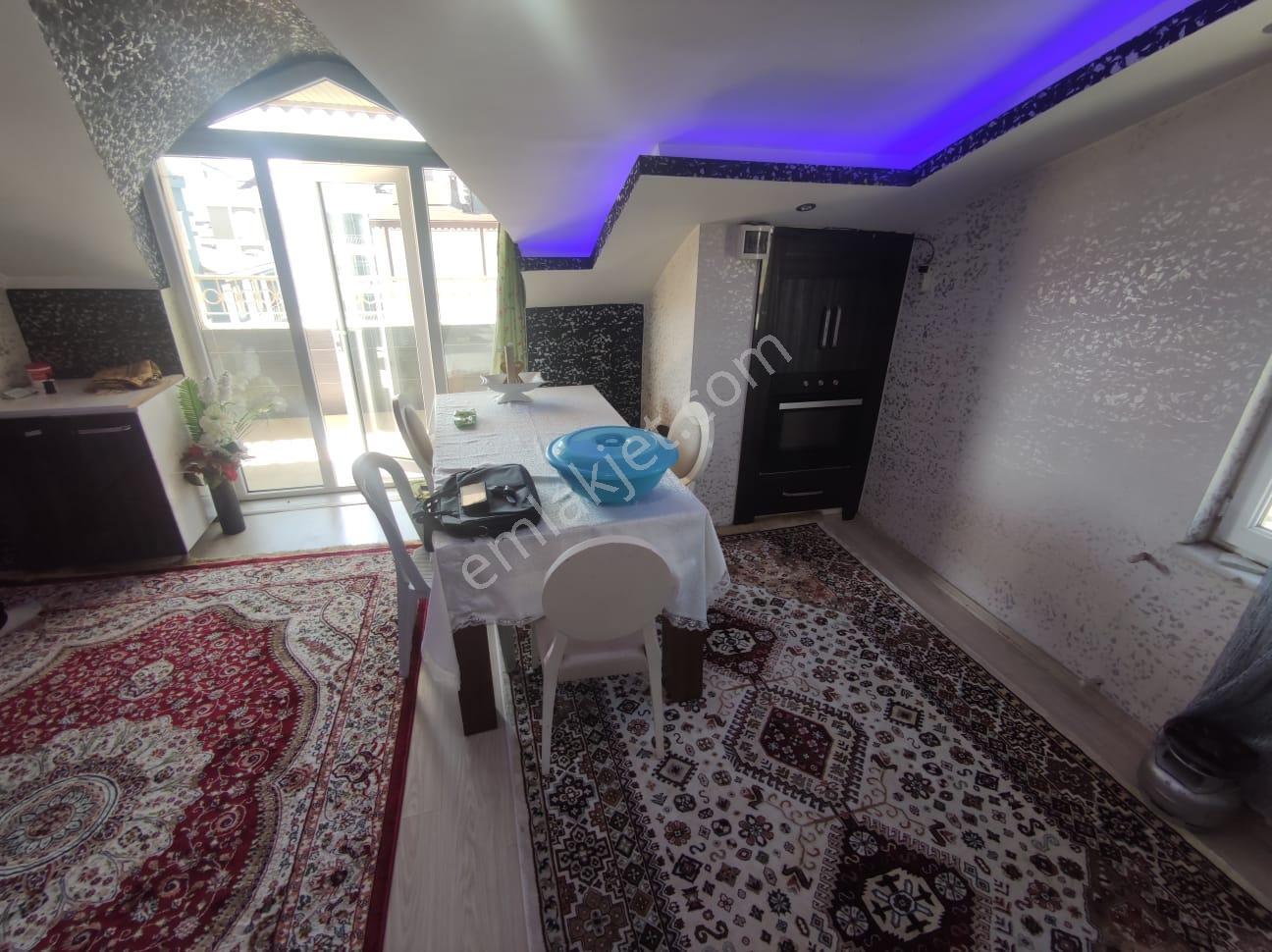Antalya Kepez Şafakta Kiralık 1+1 Eşyalı 120m2 Lüks Çatı Katı Daire No.20442​ - Görsel 9
