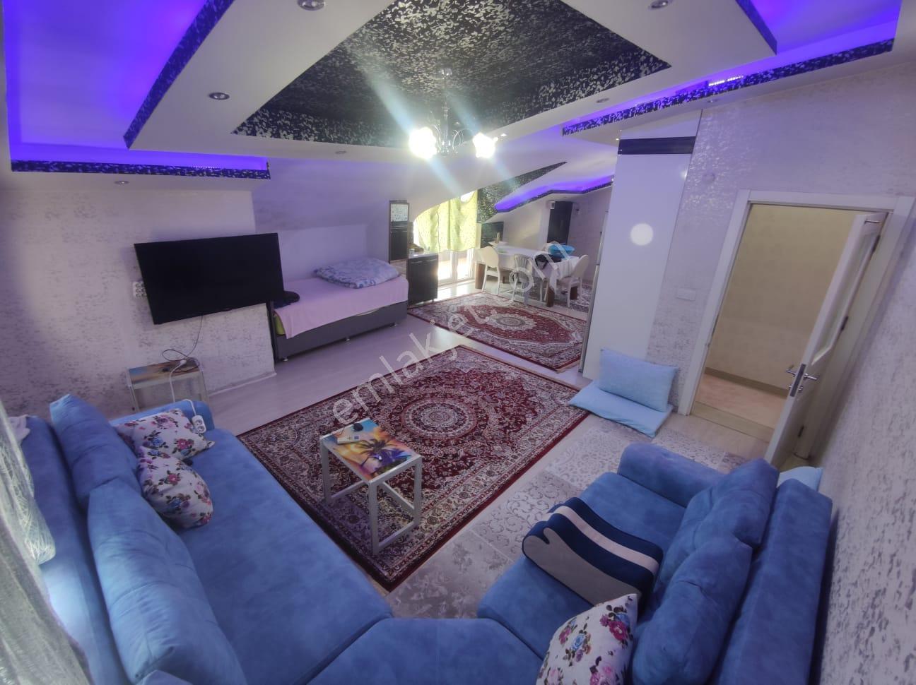Antalya Kepez Şafakta Kiralık 1+1 Eşyalı 120m2 Lüks Çatı Katı Daire No.20442​ - Görsel 26