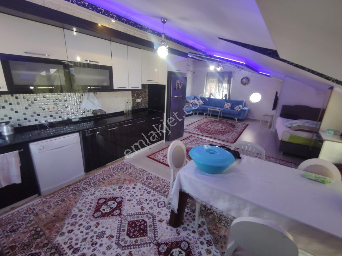 Antalya Kepez Şafakta Kiralık 1+1 Eşyalı 120m2 Lüks Çatı Katı Daire No.20442​ - Görsel 23