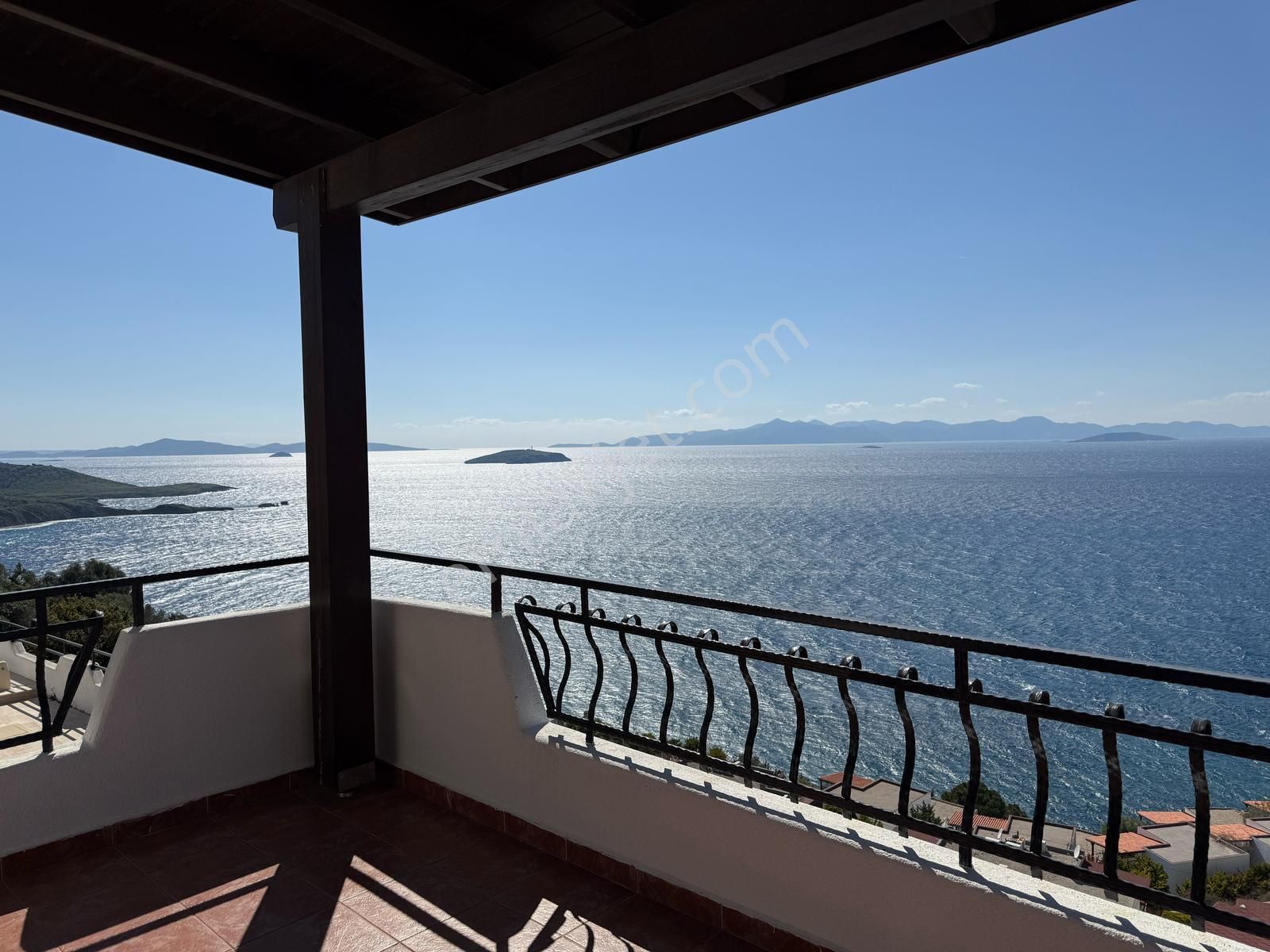 Bodrum Satılık 7 Ada Manzaralı Müstakil Ev İngilizden Krediye Uygun Gün Batımı Manzaralı Villa - Görsel 3