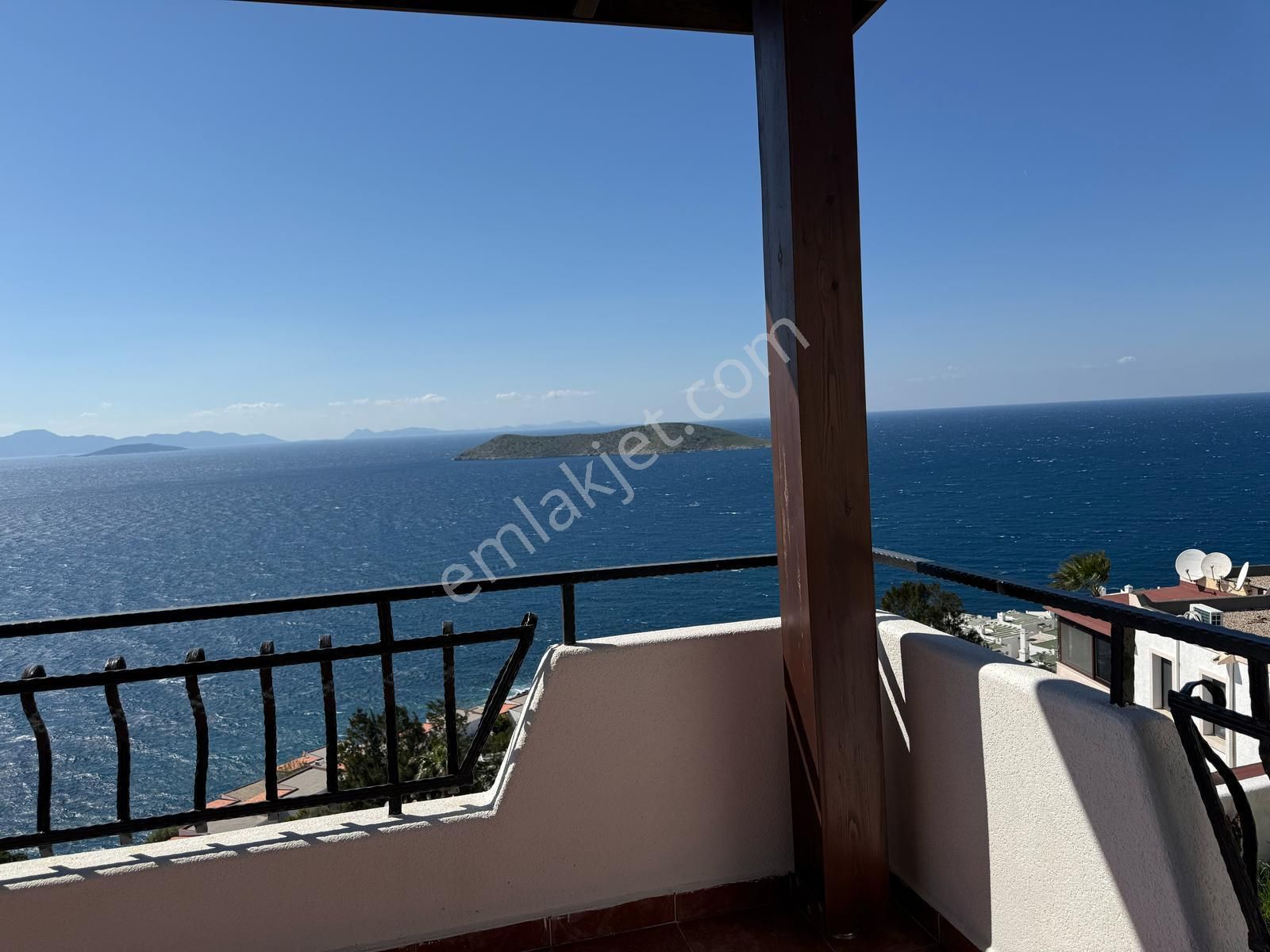 Bodrum Satılık 7 Ada Manzaralı Müstakil Ev İngilizden Krediye Uygun Gün Batımı Manzaralı Villa - Görsel 5