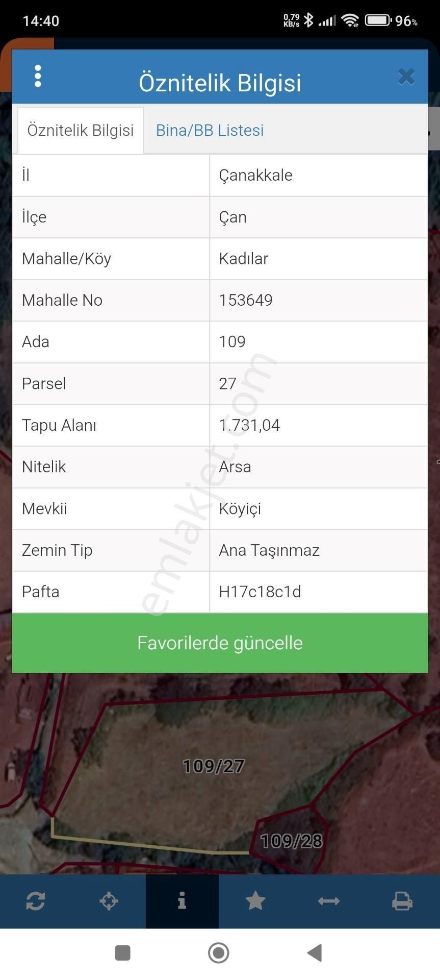 1731 M² %40 2 Kat İmarlı Köy Arsası Kadılar Köyü Çan Çanakkale - Görsel 5