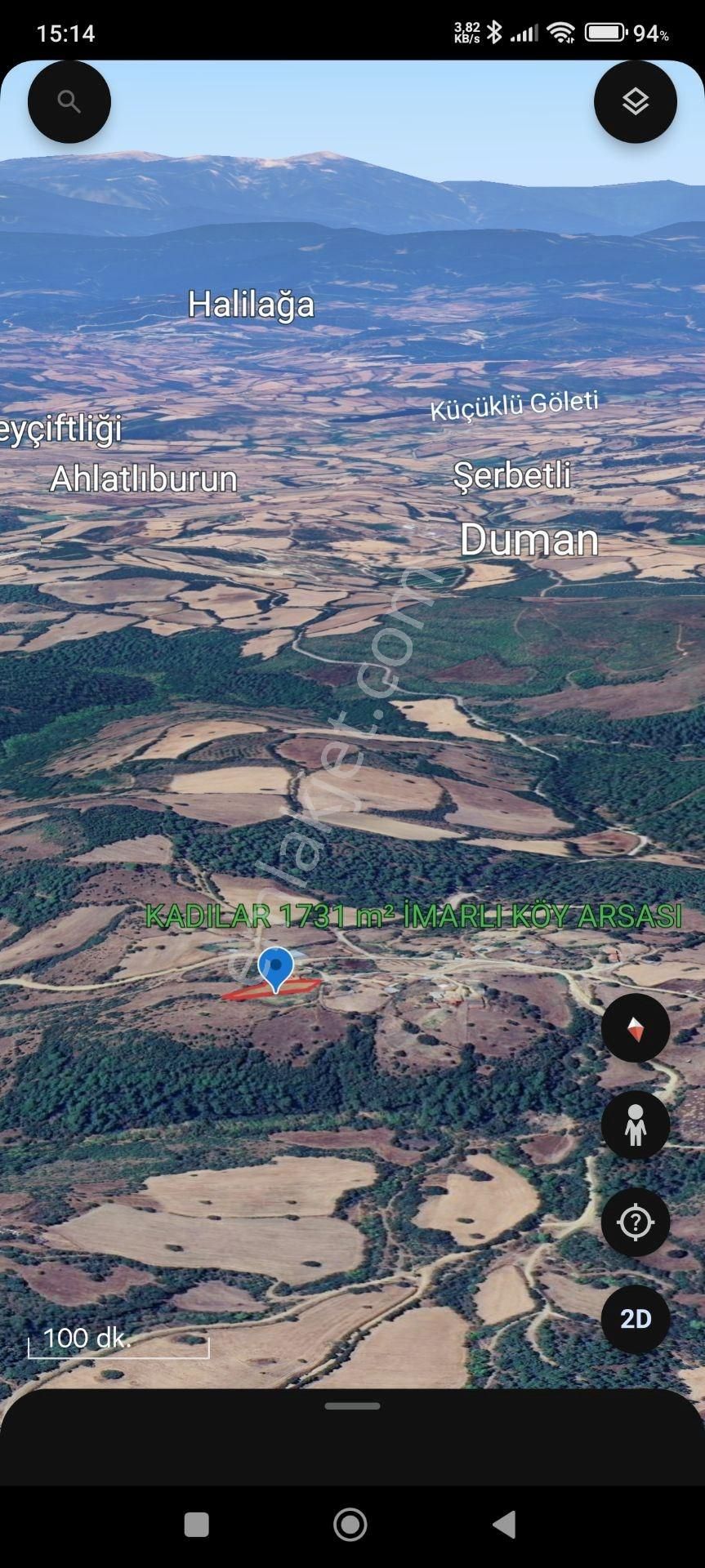 1731 M² %40 2 Kat İmarlı Köy Arsası Kadılar Köyü Çan Çanakkale - Görsel 19