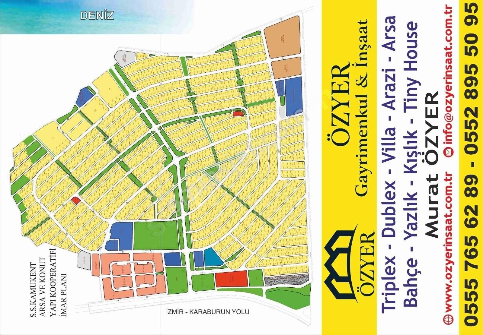 Mordogan Kamukentte 293 M2 2.5 Kat Dublex Vılla Imarlı Arsa - Görsel 28