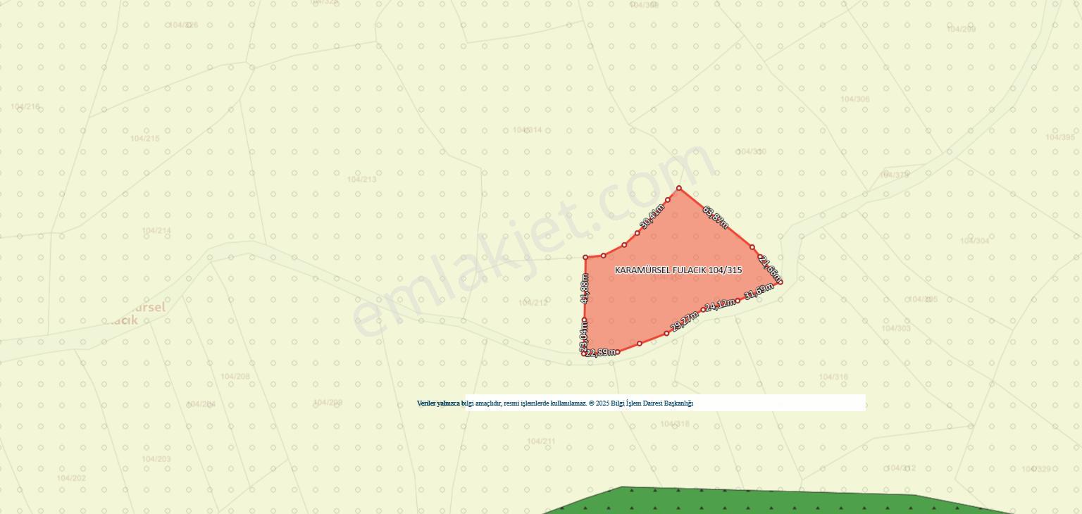 Kocaeli Karamürsel Fulacık %5 İmarlı 8.128 M2 Satılık Tarla - Görsel 18