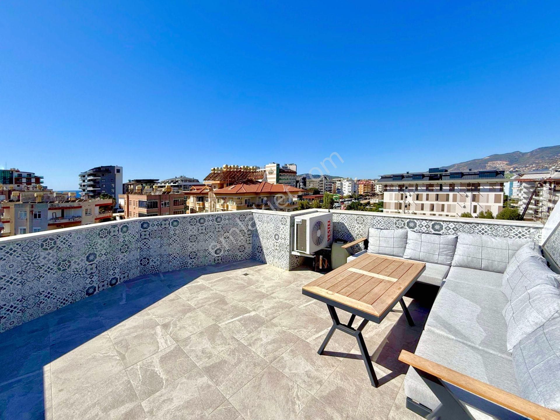 Alanya Oba'da Denize 100 M Mesafede Havuzlu Sitede 3+1 Dubleks - Görsel 29