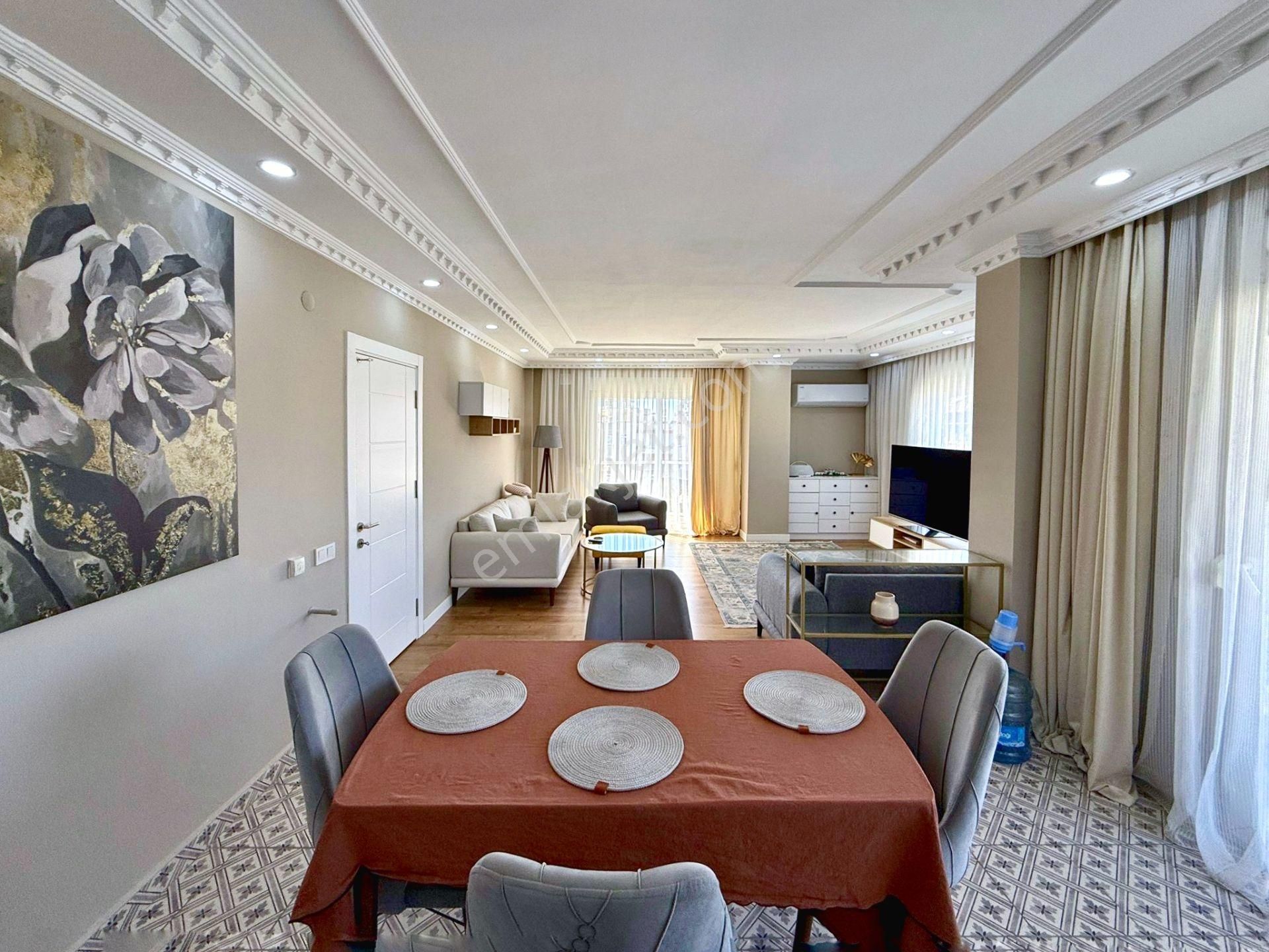 Alanya Oba'da Denize 100 M Mesafede Havuzlu Sitede 3+1 Dubleks - Görsel 9