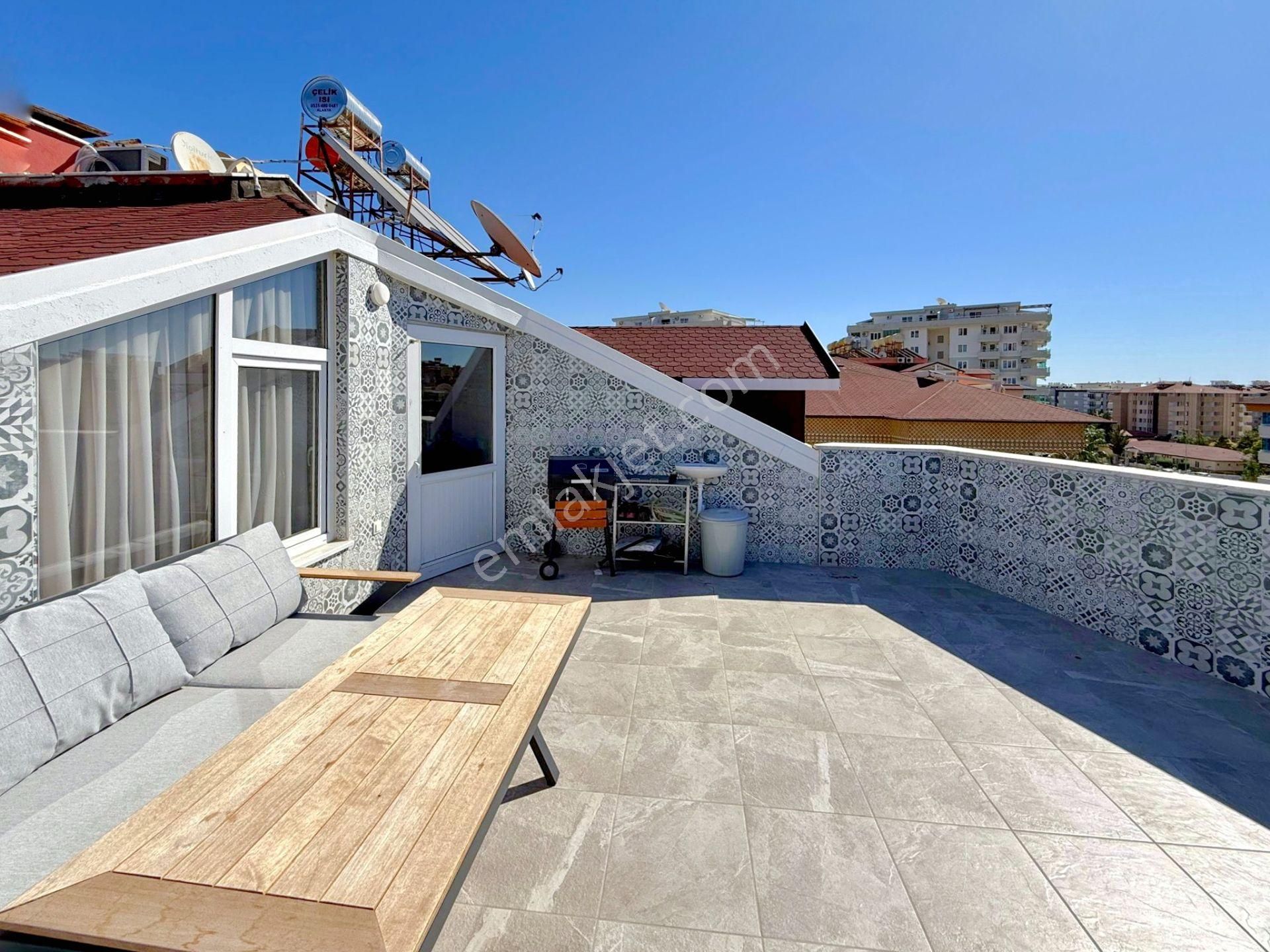 Alanya Oba'da Denize 100 M Mesafede Havuzlu Sitede 3+1 Dubleks - Görsel 27