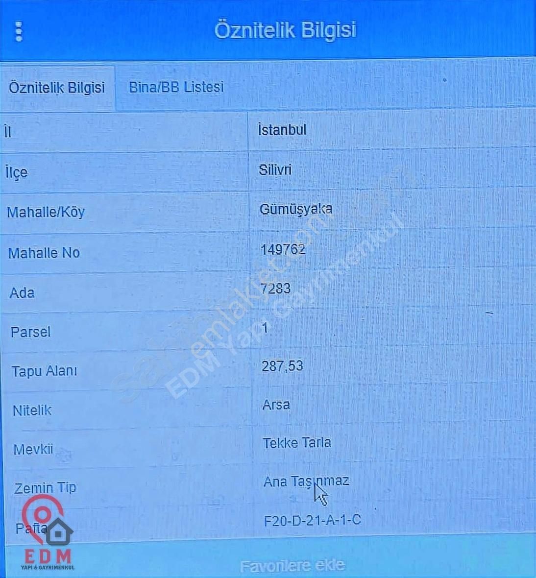 Silivri Gümüşyaka Papatyada Satılık Villa Arsası - Görsel 4