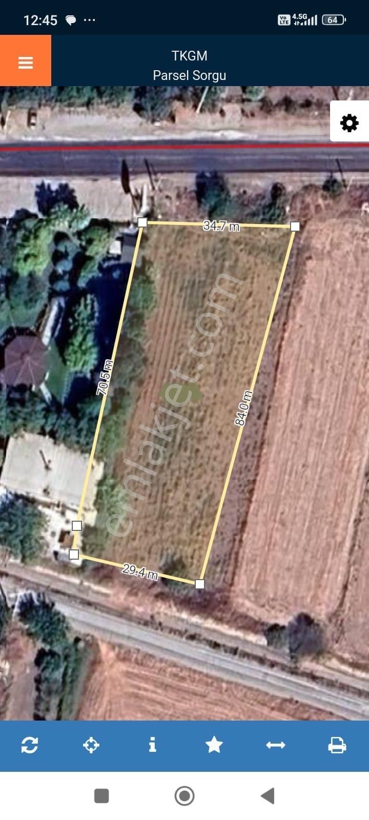 Foça-izmir Yoluna Cepheli Satılık Tarla (2900m2) - Görsel 3