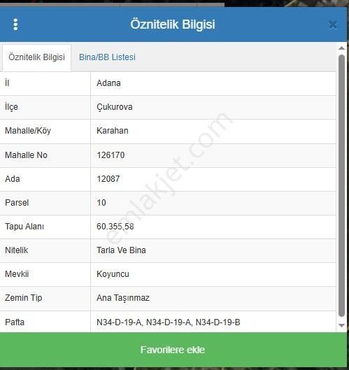 Adana Çukurova Karahan Tapantepe 5.115 M2 Arsa - Görsel 3