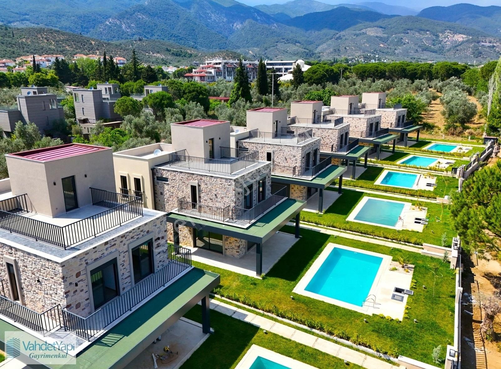 Vahdet'ten Güre'de Tasarım Harikası Satılık Müstakil Villalar !! - Görsel 7