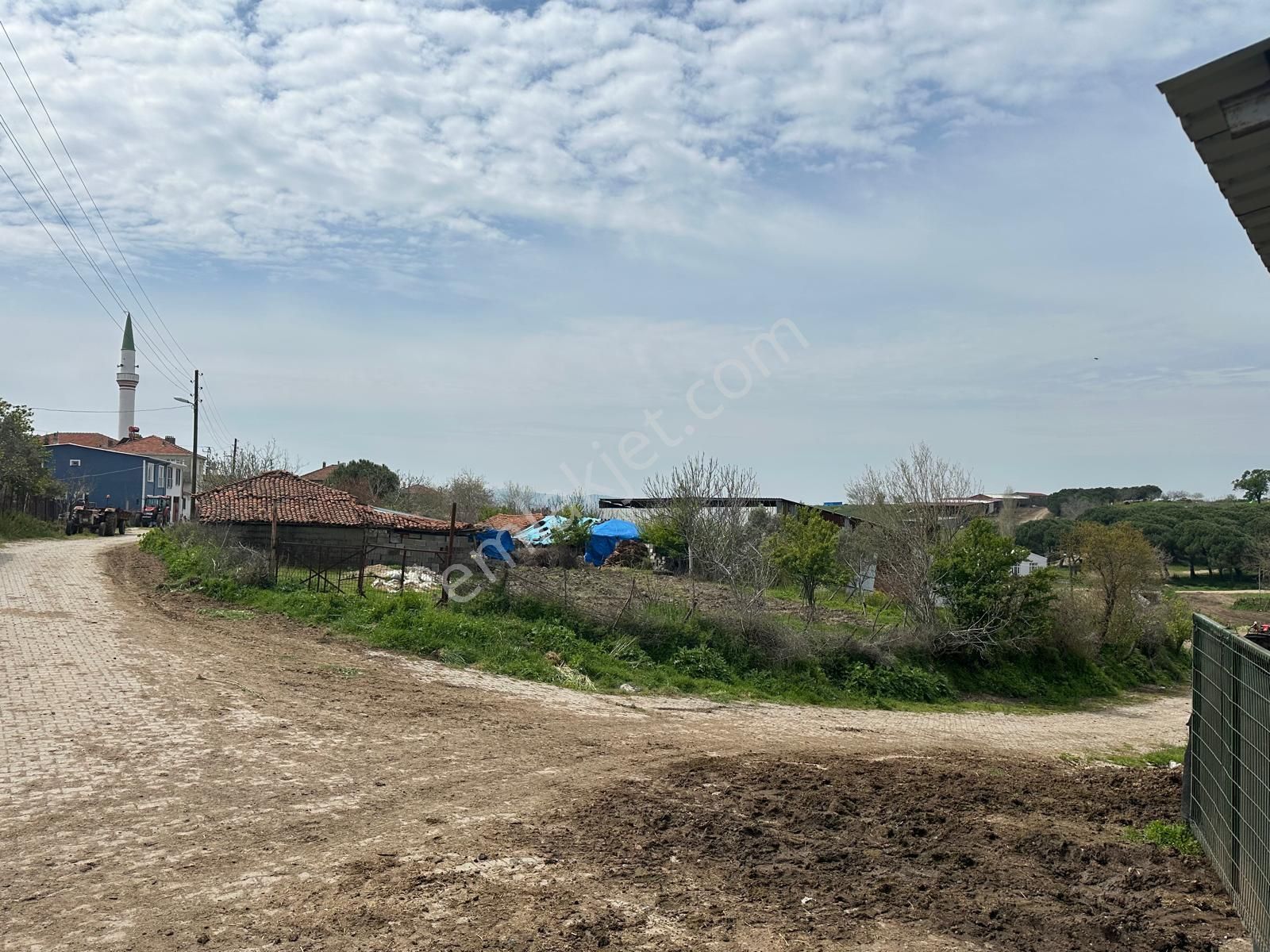 Çanakkale Biga Eğridere Köyü Doğayla İçiçe 1732m2 İmarlı Satılık Arsa