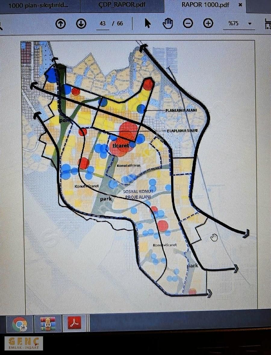 Çilingir'de Satılık Arsa Planda Ticari İmarlı Ve Cadde Cephe - Görsel 8