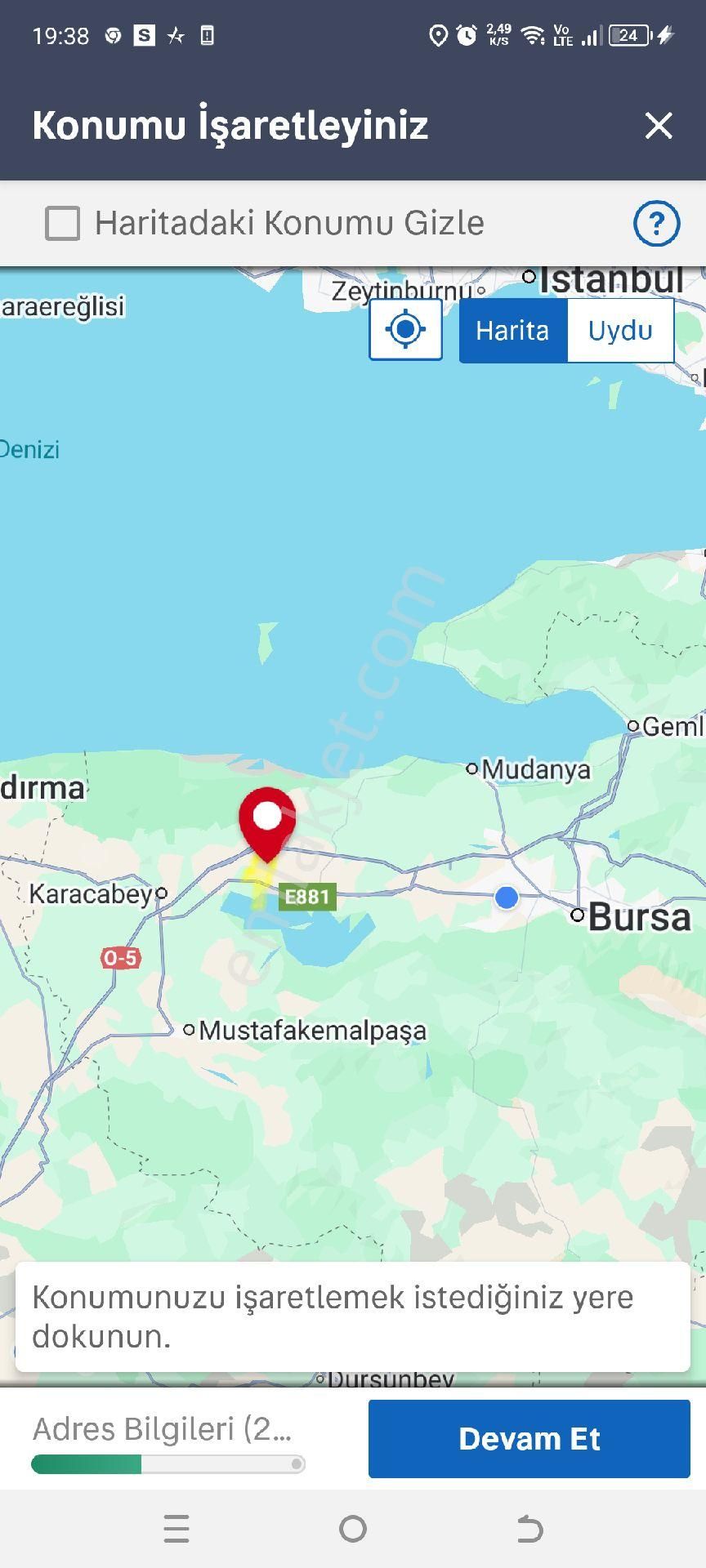 My Ekipden Bursa Karacabey Subaşı Satılık Tam Yatırımlık Arazi - Görsel 3