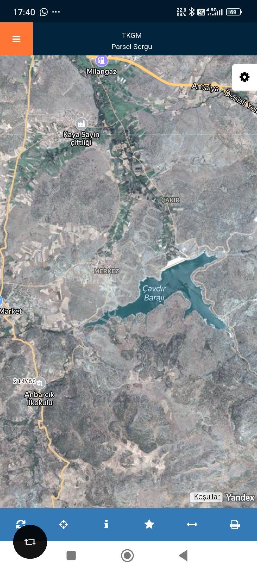 Acill Burdur Çavdır Da Köy İçi Satılık Tarla - Görsel 2