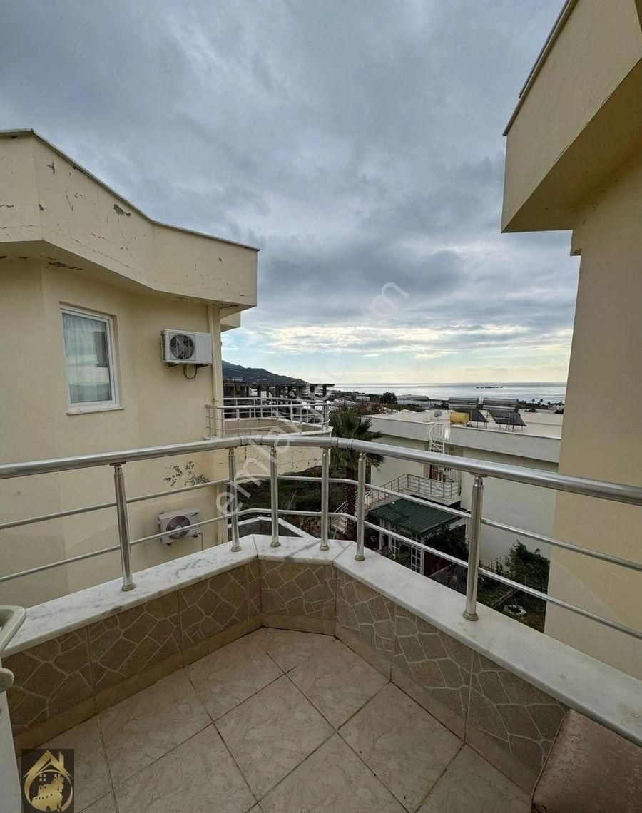 Alanya Demirtaş 2+1 Deniz Manzaralı İkiz Villa Dubleks - Görsel 25