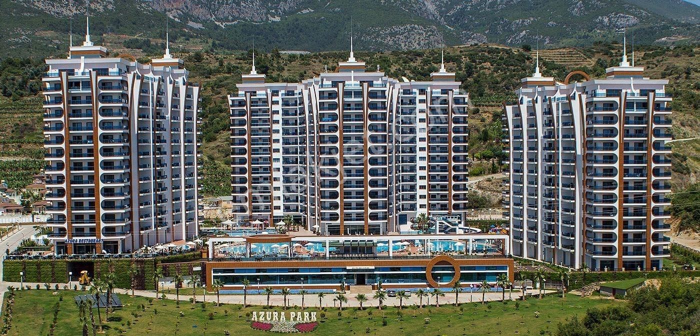 Alanya Azura Park Satılık 1+1 Deniz Ve Kale Manzaralı Satılık Daire