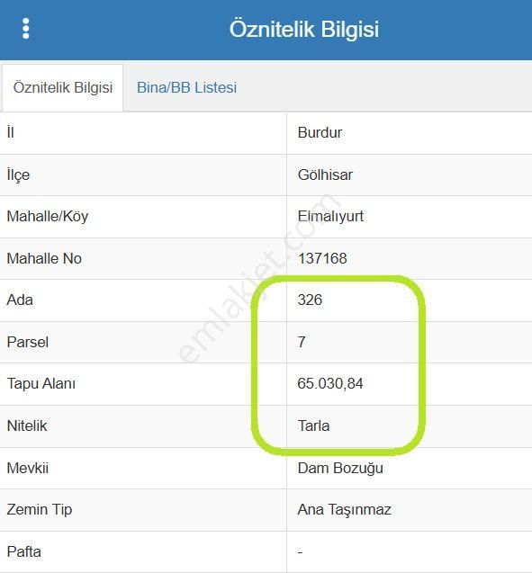 🦋lobby Fortis'ten Satılık Gölhisar Elmalıyurt'ta 65.030 M² Yola Sıfır Tarla🦋 - Görsel 2