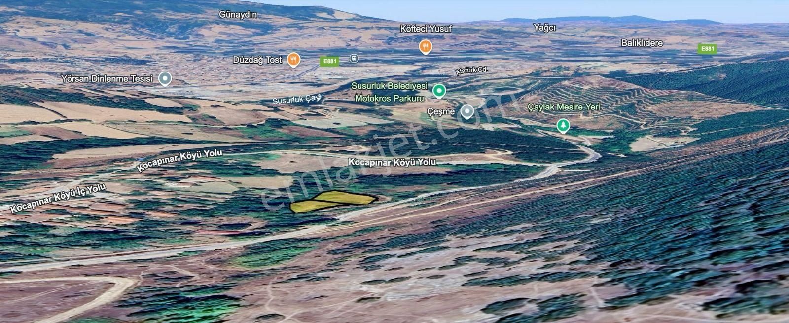 C21 Loca'dan Susurluk Kocapınar'da Bahçe Ve Kavaklık - Görsel 4