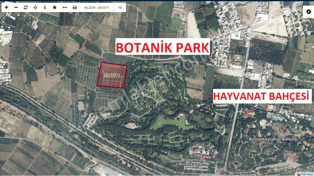 Dialog Skala Soğanlı Mh'de Botanik Parka Komşu Satılık 2000m2 Tarla - Görsel 8