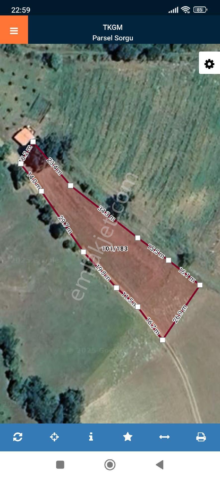 Tokat Erbaa Koçak Alabalık Tesisi Yakını 1.554 M2 Tek Tapu Tarla