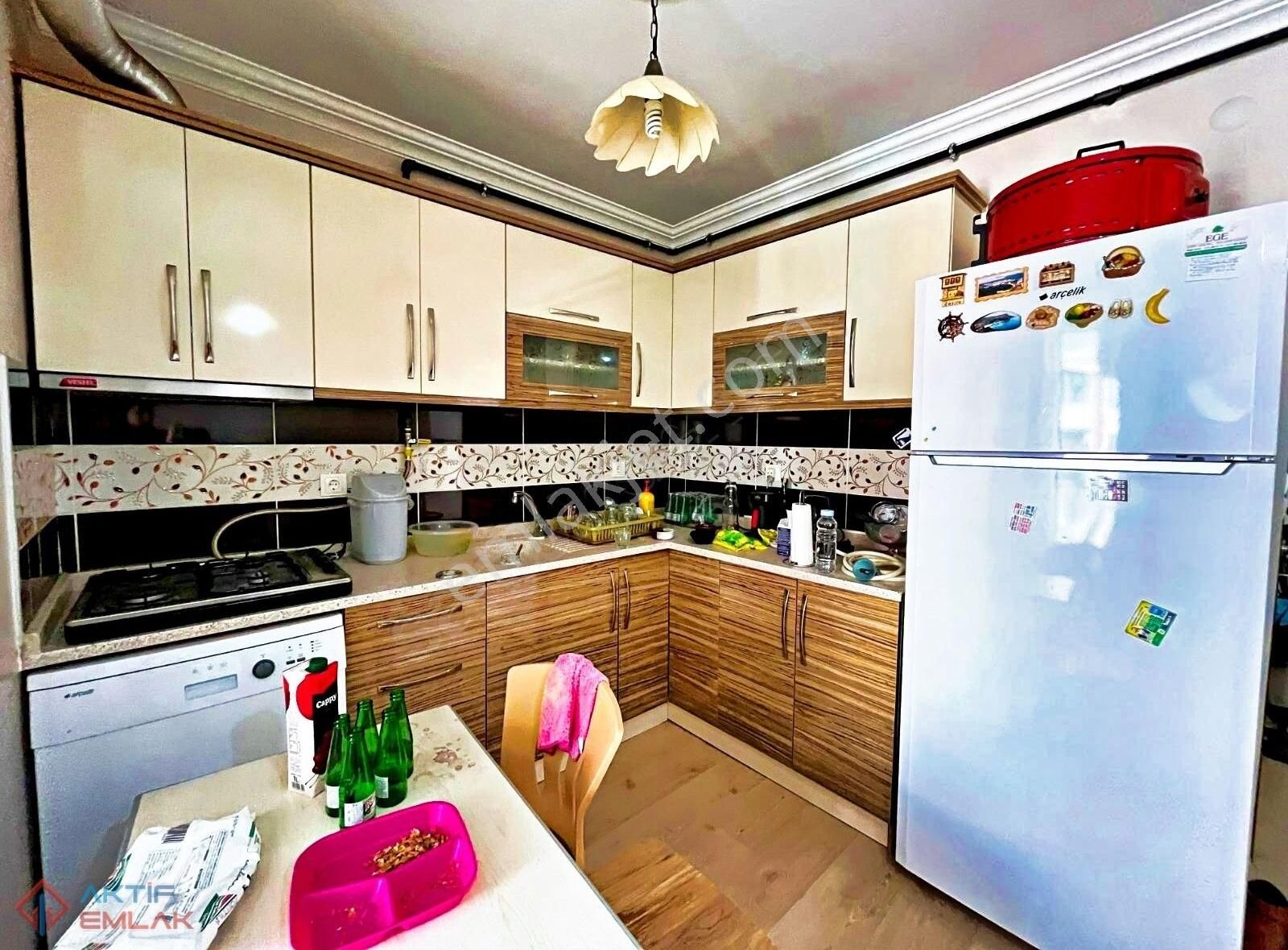🟢🟢aktif'ten Akçay'da Satılık Full Eşyalı Çift Balkonlu Kombili 1+1daire