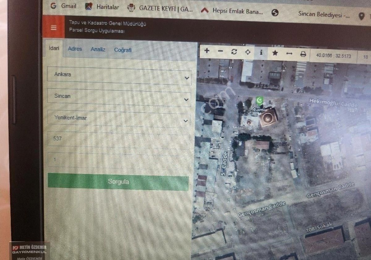 Yenikent Sanayisinde Ticari Arsada 1752m2 Den 273m2si Satılık Arsa - Görsel 3