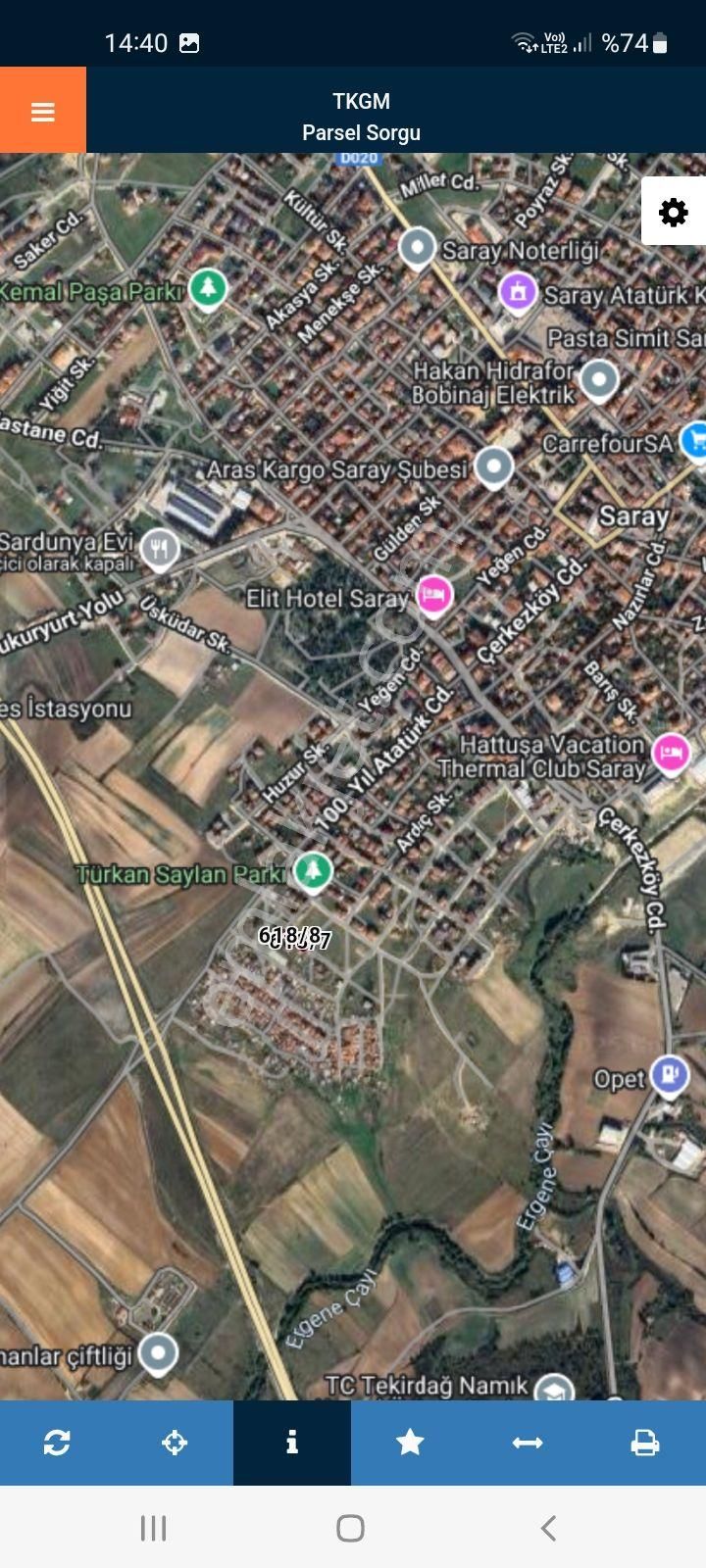 Tekirdağ Saray Ayazpaşa Mahallesin De Satılık Köşebaşi 313 M2 Arsa - Görsel 2