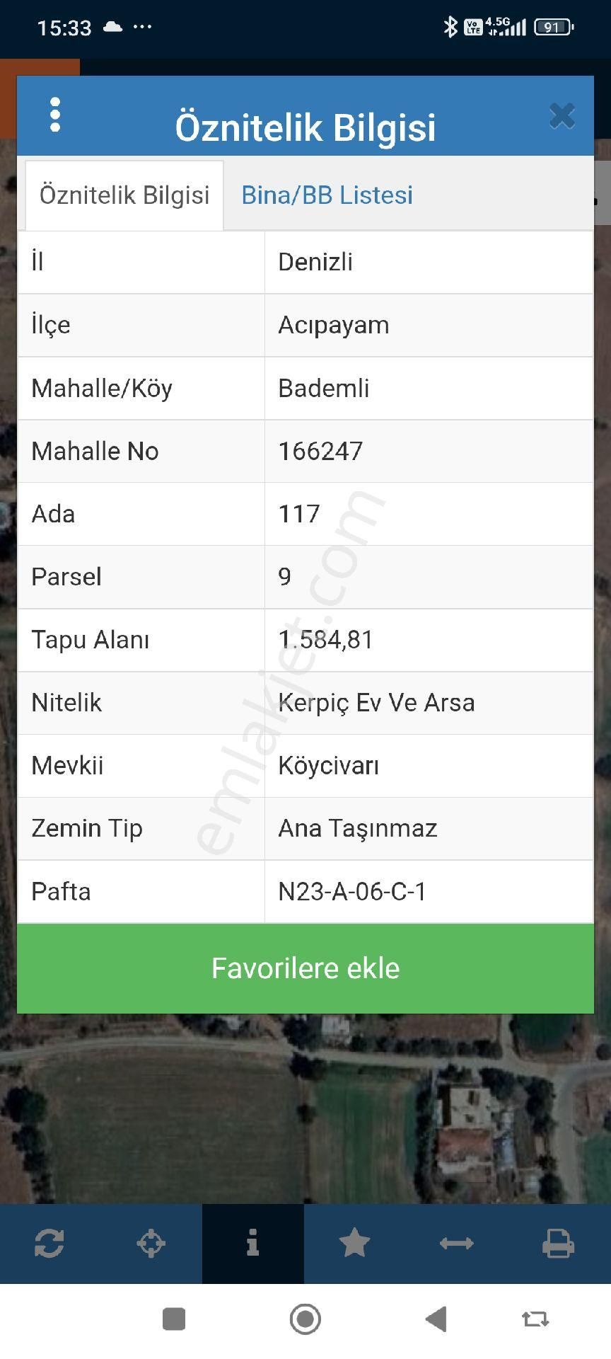 Denizli Acıpayam Bademli Satılık Müstakil Ev Tarla - Görsel 14