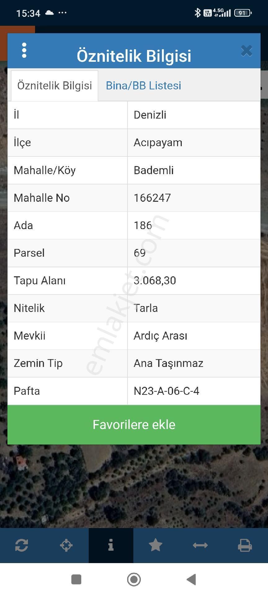 Denizli Acıpayam Bademli Satılık Müstakil Ev Tarla - Görsel 9