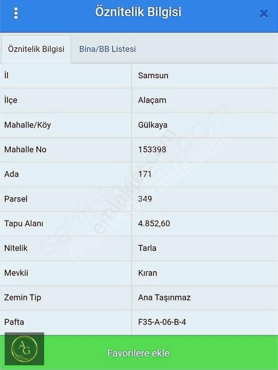 Ahşena'dan Samsun Alaçam'da Doğa Manzaralı 4852 M2 Satılık Arazi