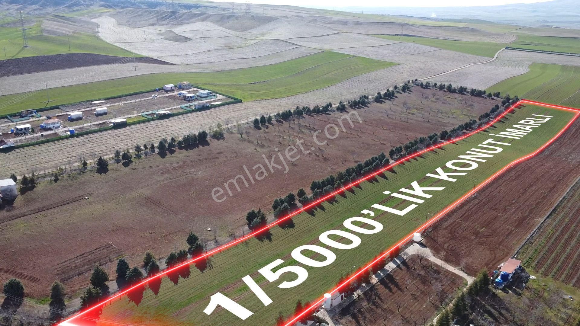 Ankara Polatlı Macun 16.450m² Tek Tapu 1/5000 Konut İmarlı Müstakil Parsel