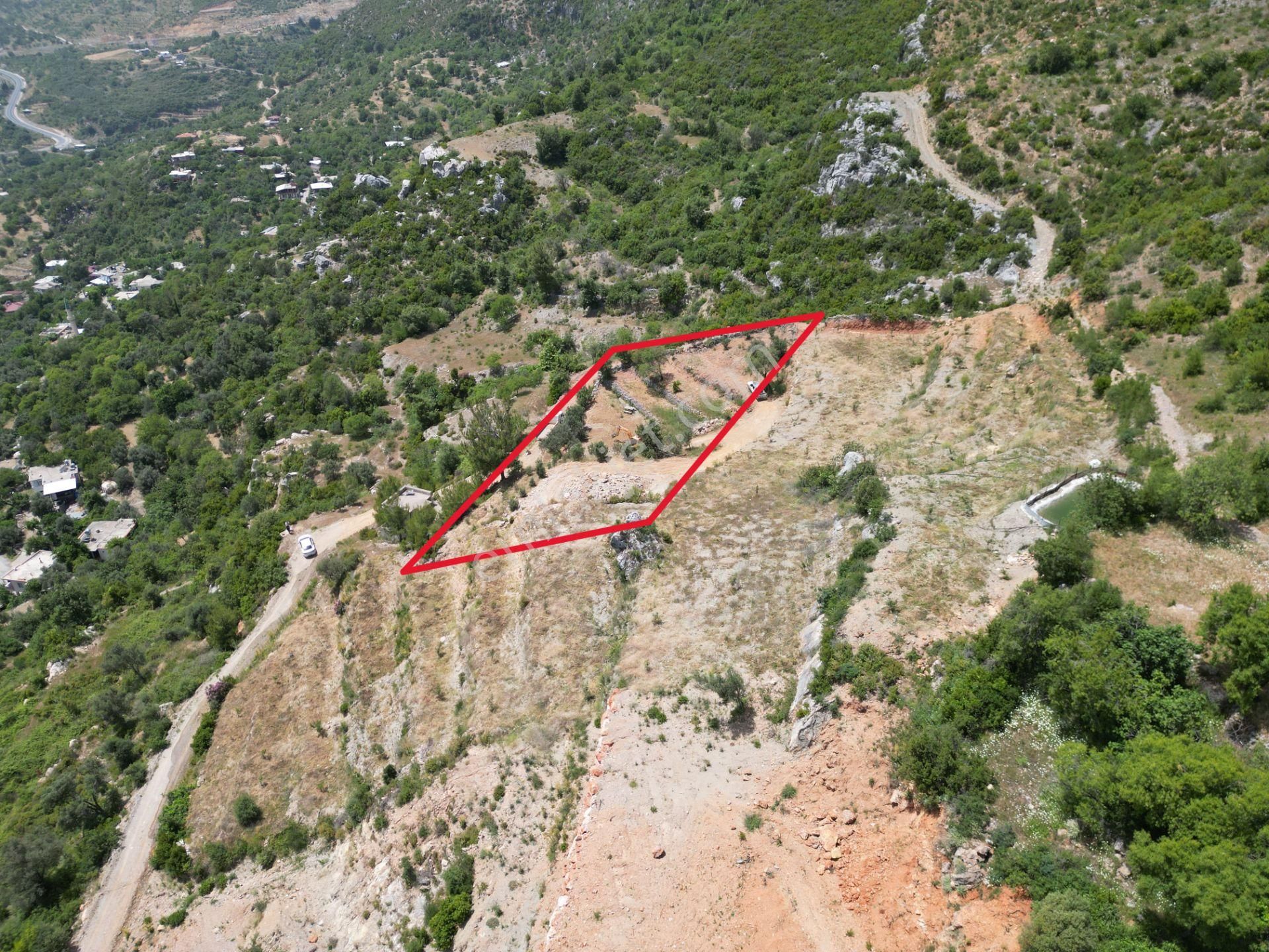 Yenice Köyünde Deniz Ve Vadi Manzaralı Hafriyatı Yapılmış 1800 M2 Tarla - Görsel 5