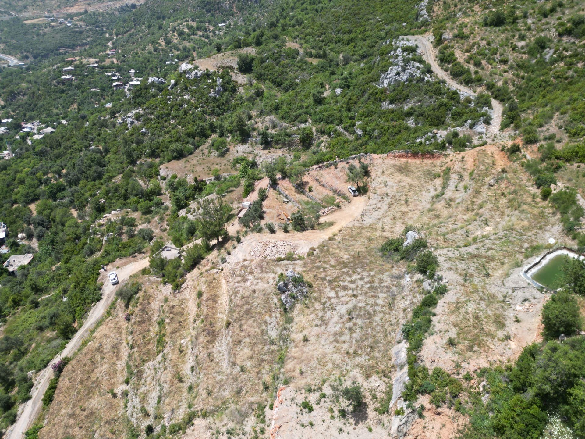 Yenice Köyünde Deniz Ve Vadi Manzaralı Hafriyatı Yapılmış 1800 M2 Tarla - Görsel 6