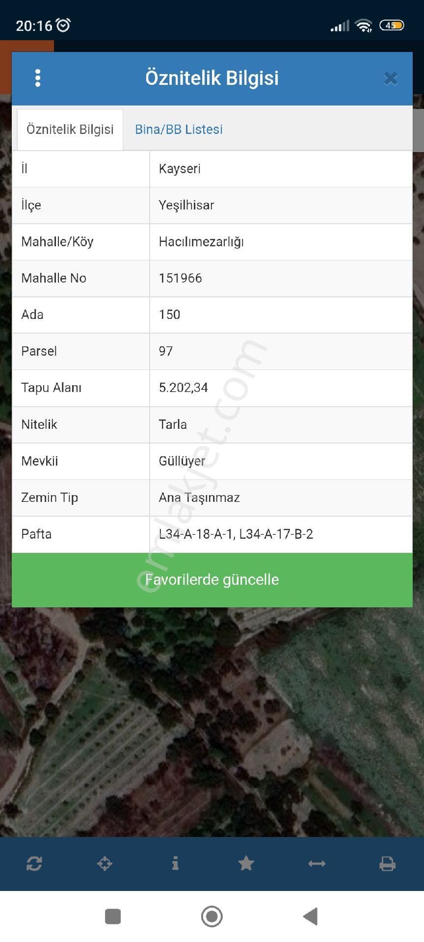 Kaçmaz Emlaktan Yeşilhisarda Satılık Bahçe Merkezde Ağaçlı - Görsel 2